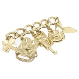 Chanel-CHANEL Brooch Gold Tone CC Auth 20868a-Other