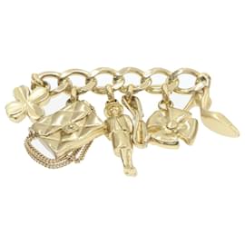 Chanel-CHANEL Brooch Gold Tone CC Auth 20868a-Other