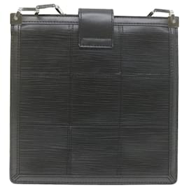 Louis Vuitton-LOUIS VUITTON Pochette de sac à bandoulière Epi Stretch Mojito Noir M54612 Auth LV 21016-Noir