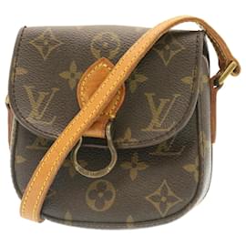 Louis Vuitton-LOUIS VUITTON Monograma Bebe Saint Cloud bolsa de ombro M51245 LVAuth 21381NO-Monograma