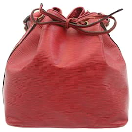 Louis Vuitton-LOUIS VUITTON Epi Petit Noe Shoulder Bag Red M44107 LV Auth uy003-Red
