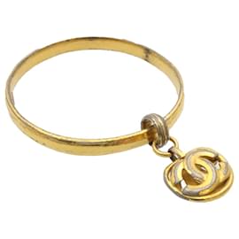 Chanel-CHANEL Bangle Bracelet Gold CC Auth yk3975-Golden