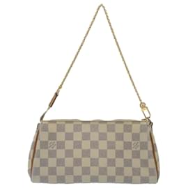 Louis Vuitton-Louis Vuitton Damier Azur Eva 2Way Shoulder Hand Pouch N55214 LV Auth yk4093a-Other