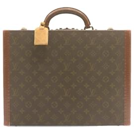 Louis Vuitton-LOUIS VUITTON Monogram President Attache Case Vintage LV Auth 22458a-Monogram