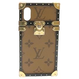 Louis Vuitton-LOUIS VUITTON Monogram Reverse Eye Trunk iPhone Case X XS M67893 LV Auth 23593a-Other