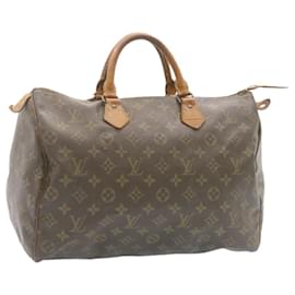 Louis Vuitton-Louis Vuitton Monogram Speedy 35 Hand Bag M41524 LV Auth 23770-Other