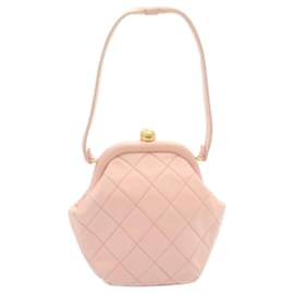 Chanel-CHANEL Matelasse Handtasche Lammleder Pink CC Auth 29107BEIM-Pink