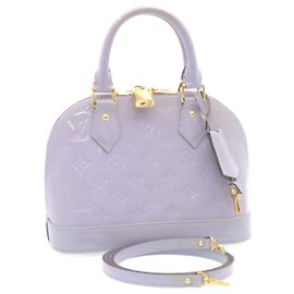 LOUIS VUITTON Monogram Vernis Alma BB Handtasche Lila M90130 LV Auth 29131BEIM Andere