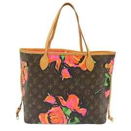 Louis Vuitton-LOUIS VUITTON Monogram Rose Neverfull MM Tote Bag M48613 LV Auth 29172a-Other