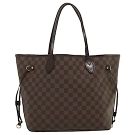 Louis Vuitton-LOUIS VUITTON Damier Ebene Neverfull MM Tote Bag N51105 LV Auth jk1415-Other