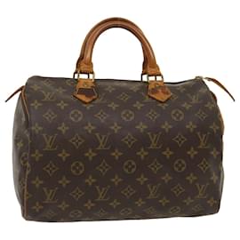 Louis Vuitton-Louis Vuitton Monogram Speedy 30 Hand Bag M41526 LV Auth ki1837-Other