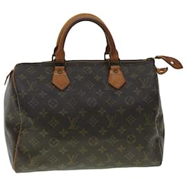 Louis Vuitton-Louis Vuitton Monogram Speedy 30 Hand Bag M41526 LV Auth bs1874-Other