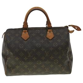 Louis Vuitton-Louis Vuitton Monogram Speedy 30 Hand Bag M41526 LV Auth bs1874-Other