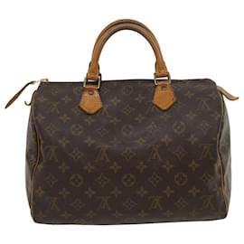 Louis Vuitton-Louis Vuitton Monogram Speedy 30 Hand Bag M41526 LV Auth ki1881-Other