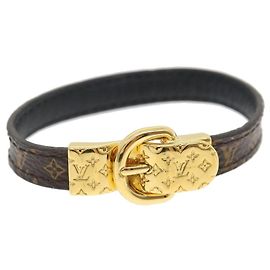 LOUIS VUITTON Monogram Fasten Your LV Braelet M6170E LV Auth ar6793 Other
