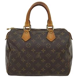 Louis Vuitton-Louis Vuitton Monogram Speedy 25 Hand Bag M41528 LV Auth ar6810-Other