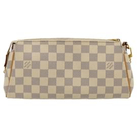 Louis Vuitton-Louis Vuitton Damier Azur Eva 2Way Shoulder Hand Pouch N55214 LV Auth lt415-Other