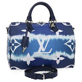 Louis Vuitton-LOUIS VUITTON Monogram Escal Speedy Bandouliere 30 Bolso de mano M45146 Autorización lt419EN-Azul
