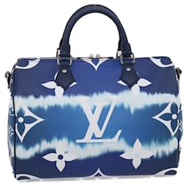 Louis Vuitton-LOUIS VUITTON Monogram Escal Speedy Bandouliere 30 Bolsa de mão M45146 Autenticação419NO-Azul