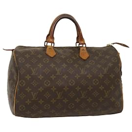 Louis Vuitton-Louis Vuitton Monogram Speedy 35 Hand Bag M41524 LV Auth rh093-Other