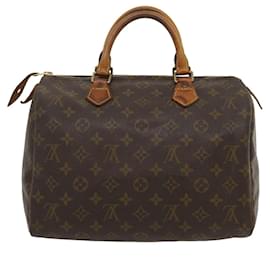 Louis Vuitton-Louis Vuitton Monogram Speedy 30 Hand Bag M41526 LV Auth rh095-Other