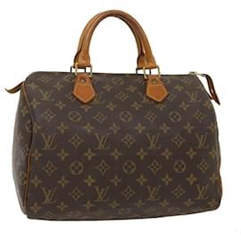 Louis Vuitton-Louis Vuitton Monogram Speedy 30 Hand Bag M41526 LV Auth rh094-Other