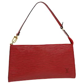 Louis Vuitton-LOUIS VUITTON Epi Pochette Accessoires Pouch Vintage Red M52987 LV Auth bs1608-Red