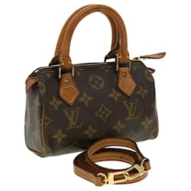 Louis Vuitton-LOUIS VUITTON Monogram Mini Speedy Hand Bag M41534 LV Auth bs1764-Other