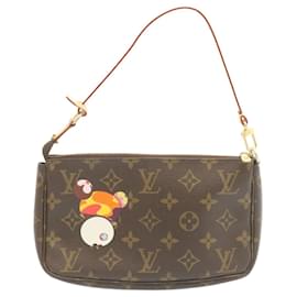 Louis Vuitton-Bolsa de accesorios de bolsillo con monograma Panda de LOUIS VUITTON M51981 LV Auth 27072EN-Monograma
