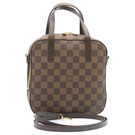 Louis Vuitton-LOUIS VUITTON Damier Ebene Spontini Hand Bag SP Order N48021 LV Auth 27266a-Other
