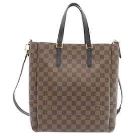 Louis Vuitton-LOUIS VUITTON Damier Ebene Belmont NV BB 2way Hand Bag N60348 LV Auth 27629a-Other