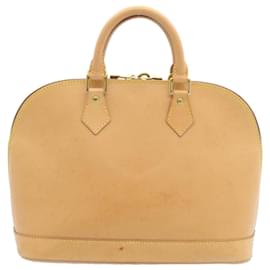 Louis Vuitton-LOUIS VUITTON Nomad Alma PM Hand Bag SP Order Beige Camel M85394 LV Auth 27672a-Beige,Camel