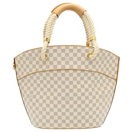 Louis Vuitton-LOUIS VUITTON Damier Azur Pumplon PM Tote Bag N48057 LV Auth 29173a-Other
