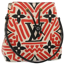 Louis Vuitton-LOUIS VUITTON Monogram Giant LV Clafoutis Neo Noe Shoulder Bag Red Auth 29182a-Red,Monogram