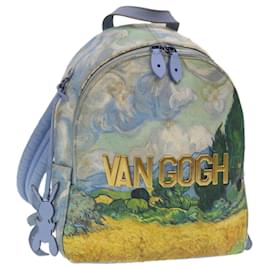 Louis Vuitton-LOUIS VUITTON Van Gogh Masters Collection Palm Springs Mochila M43374 LV 29237EN-Azul