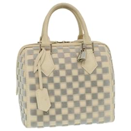 Louis Vuitton-LOUIS VUITTON Damier Cubic Speedy Cube PM Hand Bag White M48909 LV Auth 29243a-White