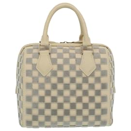 Louis Vuitton-Bolsa de mão LOUIS VUITTON Damier Cubic Speedy Cube PM Branca M48909 Autenticação de LV 29243NO-Branco