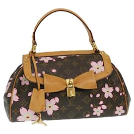 Louis Vuitton-LOUIS VUITTON Monogram Cherry Blossom Sac Retro PM Handtasche M92012 Auth 29255BEIM-Monogramm