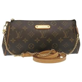 Louis Vuitton-Louis Vuitton Monogram Eva 2Way Pouch Shoulder Bag M95567 LV Auth jk1007a-Other