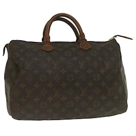 Louis Vuitton-Louis Vuitton Monogram Speedy 35 Hand Bag M41524 LV Auth jk1027-Other