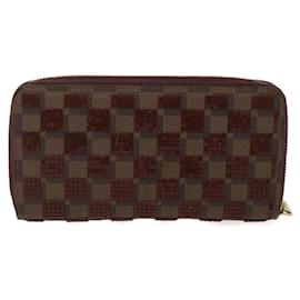 Louis Vuitton-LOUIS VUITTON Damier Piet Zippy Wallet Long Wallet N63174 LV Auth jk1206-Other