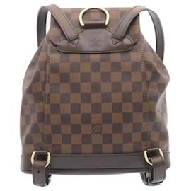Louis Vuitton-LOUIS VUITTON Damier Ebene Montsouris MM Backpack N51143 LV Auth 26498a-Other