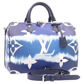 Louis Vuitton-LOUIS VUITTON Monogram Escal Speedy Bandouliere 30 Bolsa de mão M45146 auth 26582NO-Azul
