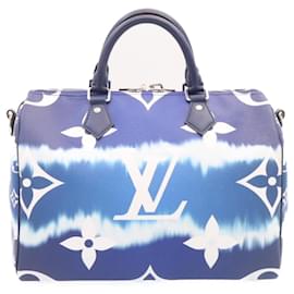 Louis Vuitton-LOUIS VUITTON Monogram Escal Speedy Bandouliere 30 Bolso de mano M45146 autenticación 26582EN-Azul