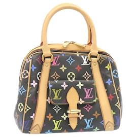 Louis Vuitton-LOUIS VUITTON Monogram Multicolor Priscilla Handtasche Schwarz M40097 LV Auth 27844BEIM-Schwarz