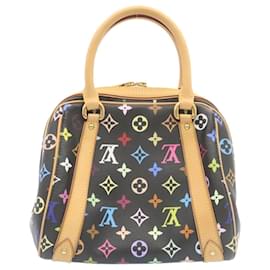 Louis Vuitton-LOUIS VUITTON Monogram Multicolor Priscilla Handtasche Schwarz M40097 LV Auth 27844BEIM-Schwarz