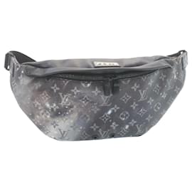 Louis Vuitton-LOUIS VUITTON Monogram Galaxy Discovery Riñonera Bolso de hombro Negro Auth 28275EN-Negro