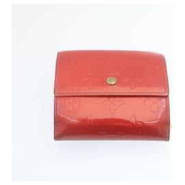 Louis Vuitton-LOUIS VUITTON Monogram Vernis Key Case Wallet 4Set Red Yellow LV Auth ar6329-Red,Yellow