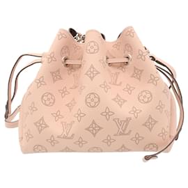 Louis Vuitton-LOUIS VUITTON Monogram Mahina Bella Hand Bag Pink M57068 LV Auth ar6430a-Pink