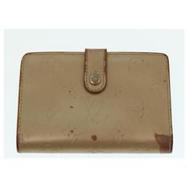 Louis Vuitton-LOUIS VUITTON Vernis Key Case Wallet 8Set Beige Brown LV Auth ar6638-Brown,Beige